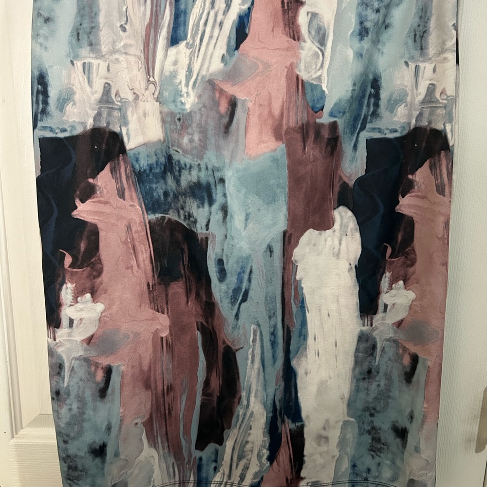 Hype Multicolor Abstract Skirt